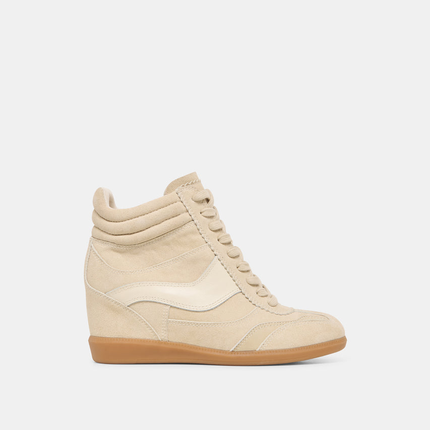 Issac Oatmeal Suede Sneakers | Dolce Vita