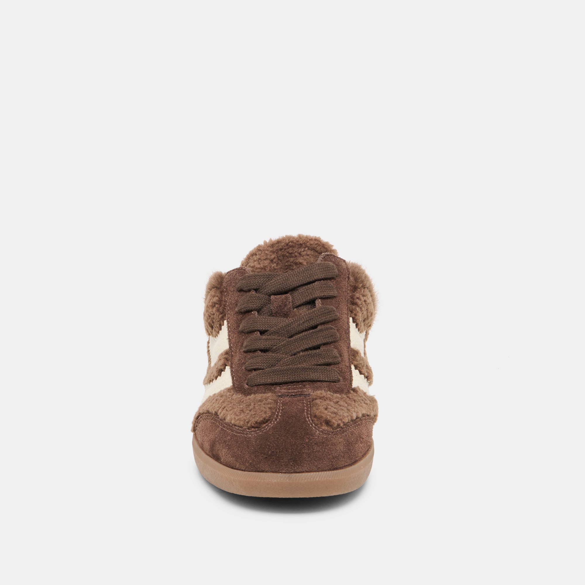 MERIT SLIDE PLUSH SNEAKERS DK BROWN PLUSH