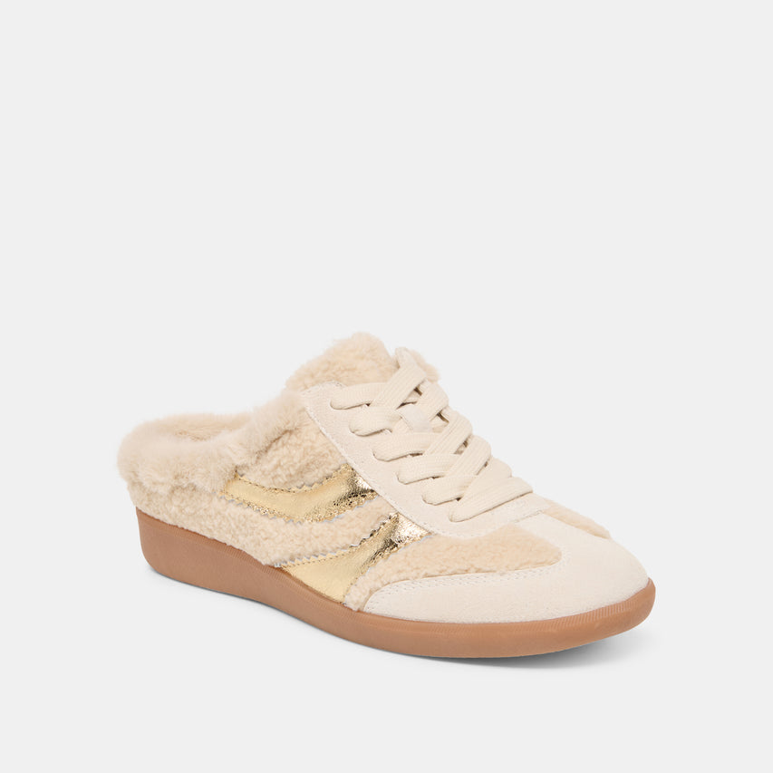 MERIT SLIDE PLUSH SNEAKERS NATURAL MULTI PLUSH