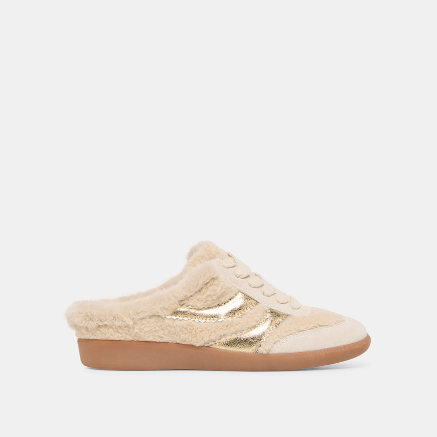 MERIT SLIDE PLUSH SNEAKERS NATURAL MULTI PLUSH