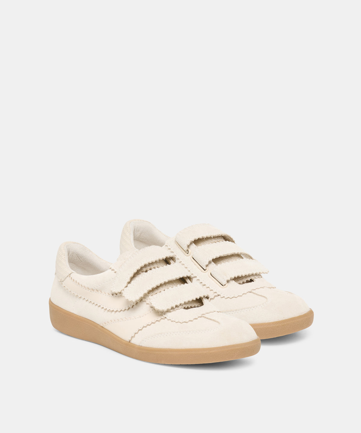 MERIT VELCRO SNEAKERS IVORY LEATHER - view 2