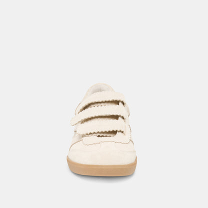 MERIT VELCRO SNEAKERS IVORY LEATHER