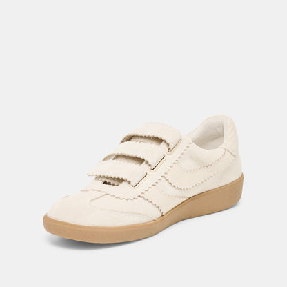 MERIT VELCRO SNEAKERS IVORY LEATHER