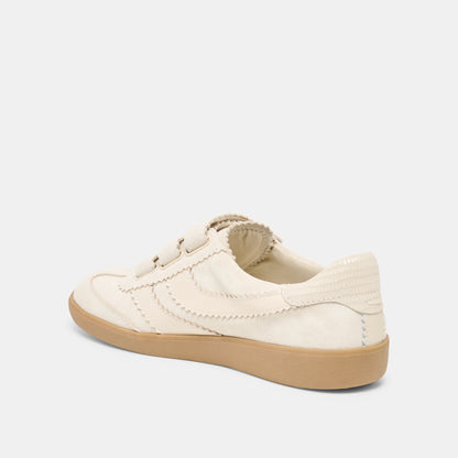 MERIT VELCRO SNEAKERS IVORY LEATHER