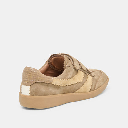 MERIT VELCRO SNEAKERS TAUPE MULTI LEATHER