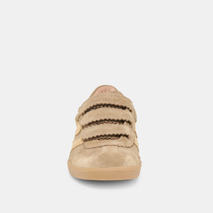 MERIT VELCRO SNEAKERS TAUPE MULTI LEATHER