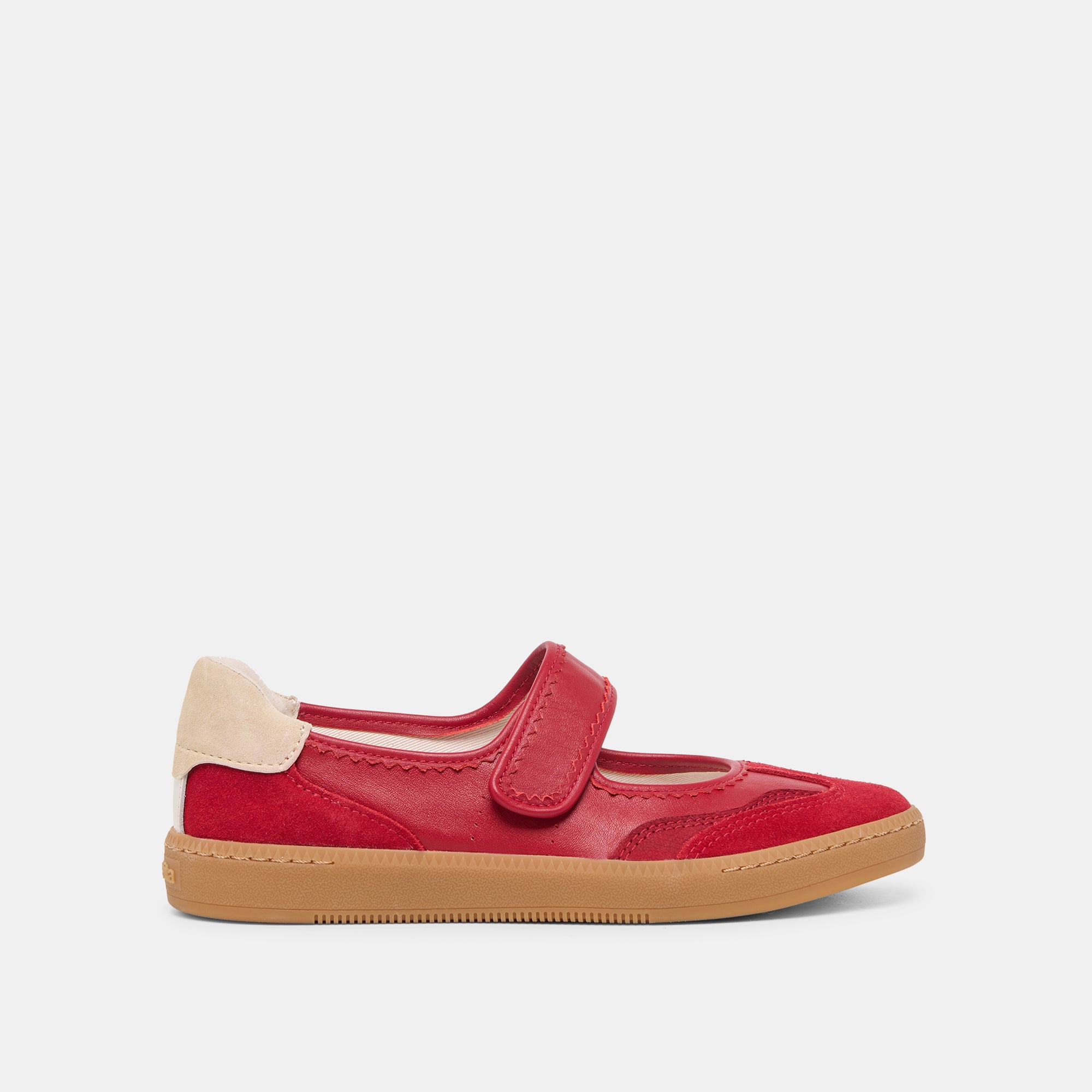Nanet Crimson Leather Sneakers | Dolce Vita