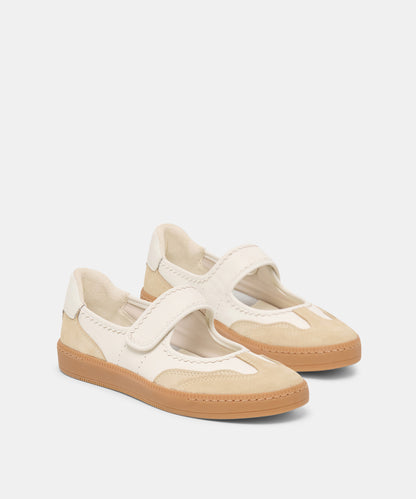 NANET SNEAKERS IVORY MULTI LEATHER