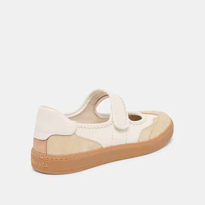 NANET SNEAKERS IVORY MULTI LEATHER