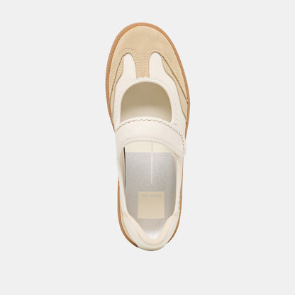 NANET SNEAKERS IVORY MULTI LEATHER