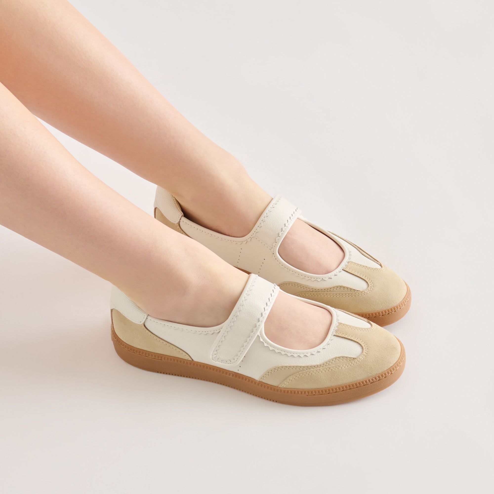 NANET SNEAKERS IVORY MULTI LEATHER - view 2