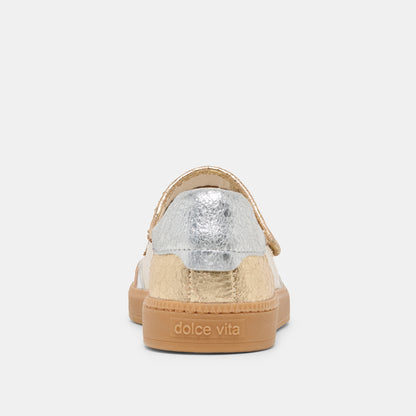 NANET SNEAKERS METALLIC MULTI LEATHER