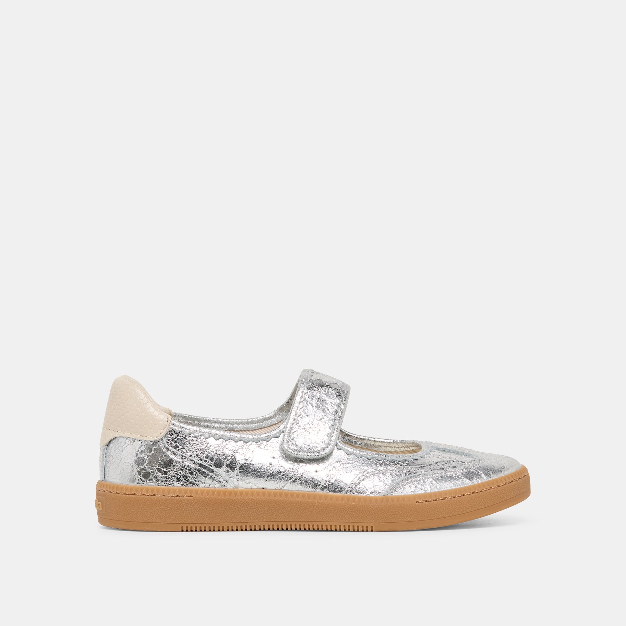 Nanet Silver Leather Sneakers | Dolce Vita