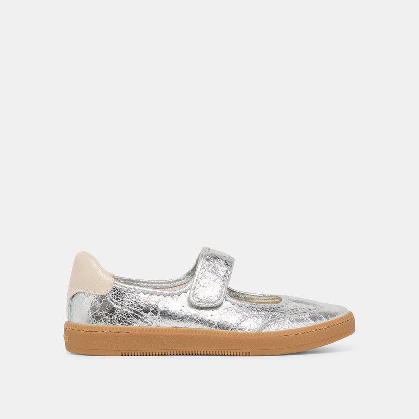 Nanet Silver Leather Sneakers | Dolce Vita