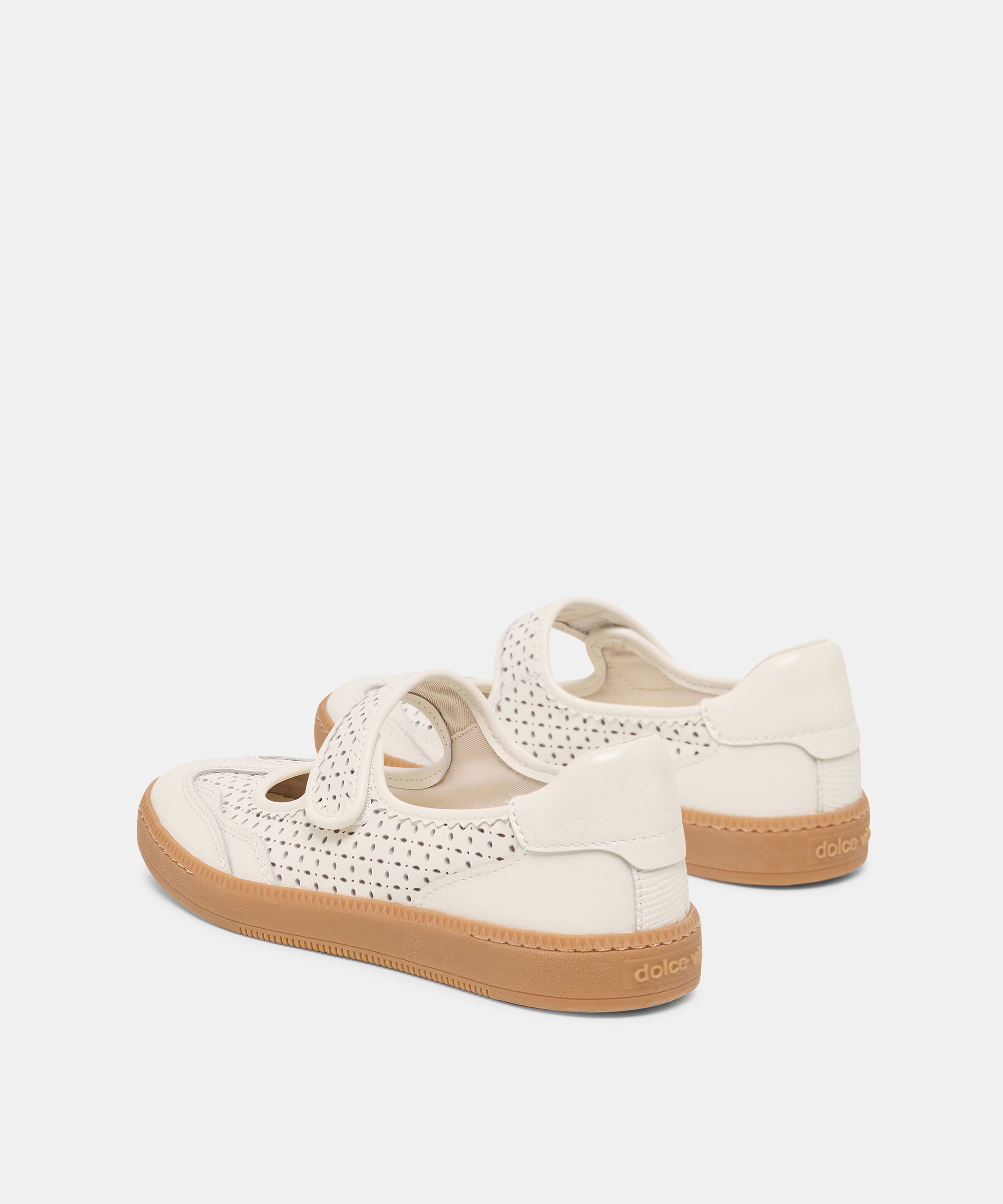NANET SNEAKERS WHITE PERFORATED LEATHER - view 5