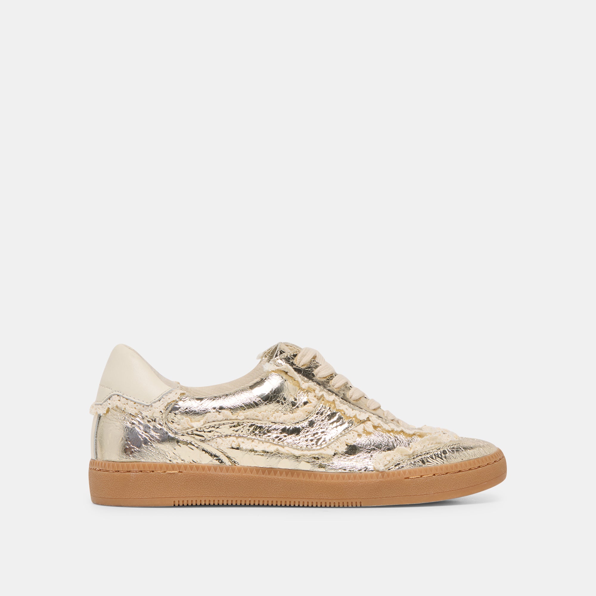 NOTICE LACE SNEAKERS PLATINUM DISTRESSED LEATHER