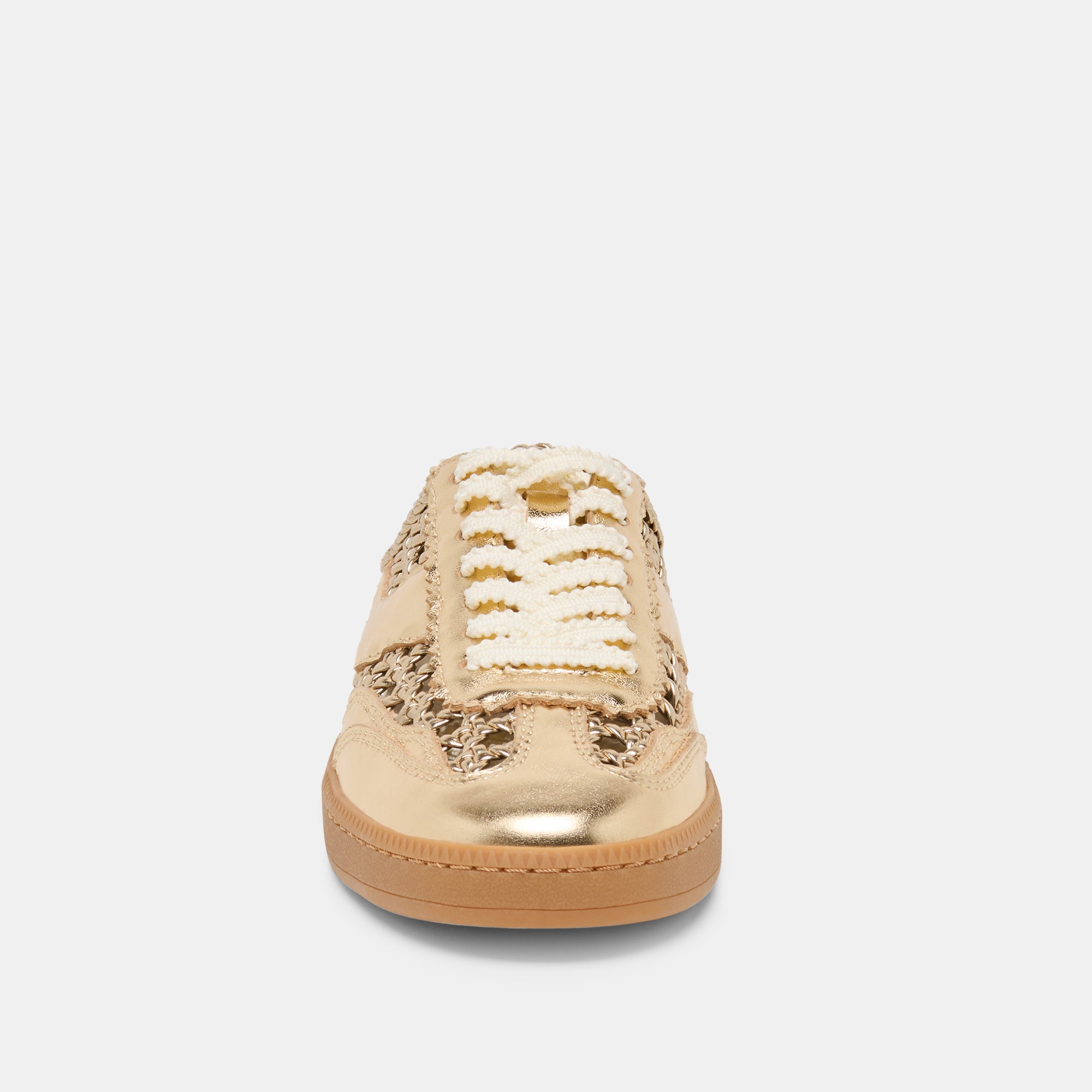 NOTICE SLIDE WOVEN SNEAKERS GOLD WOVEN STELLA