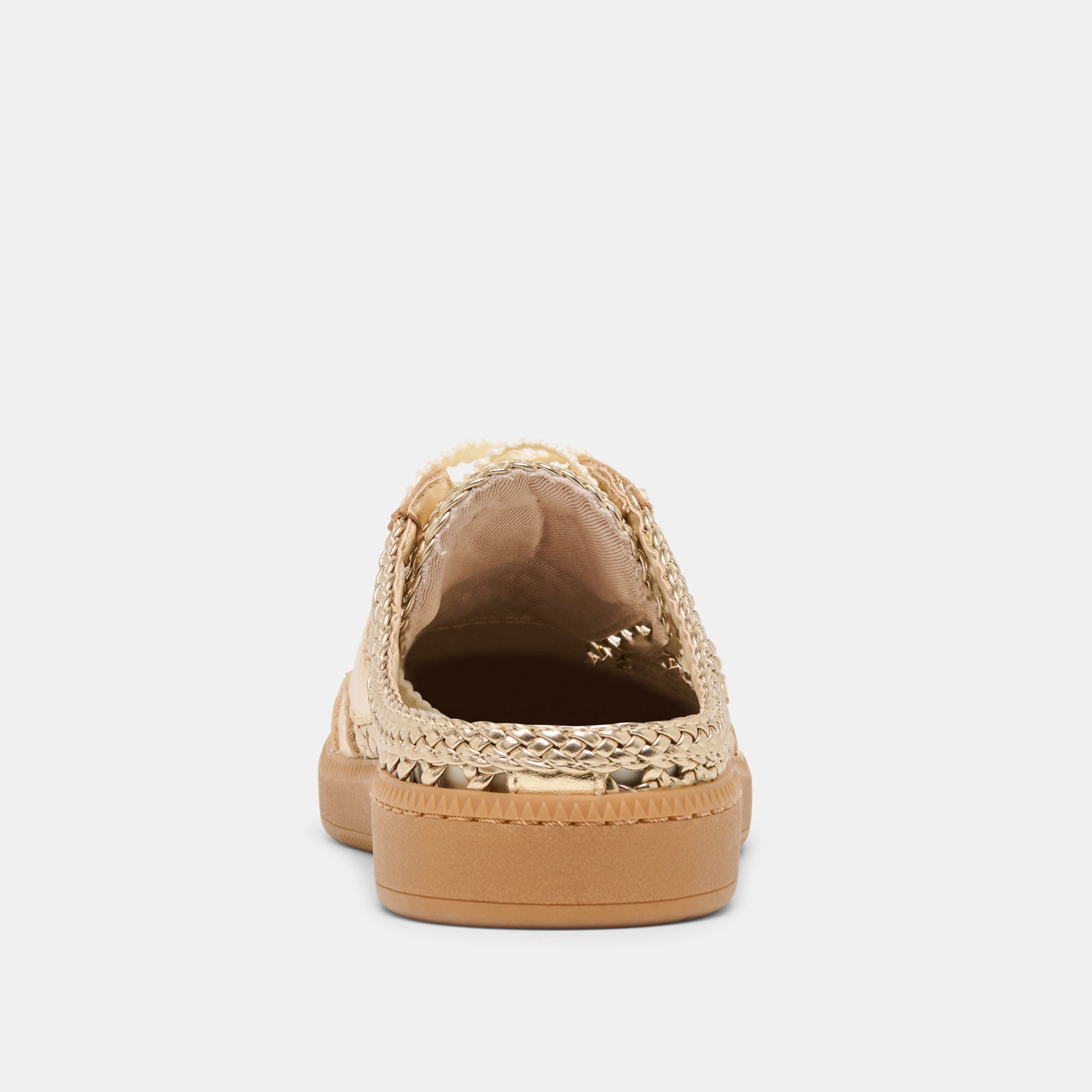 NOTICE SLIDE WOVEN SNEAKERS GOLD WOVEN STELLA