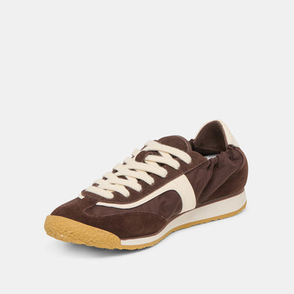 SARIYA SNEAKERS DK BROWN NYLON