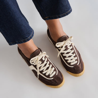 SARIYA SNEAKERS DK BROWN NYLON