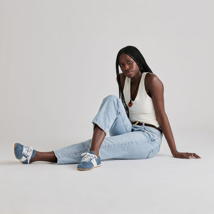 SHYLA SNEAKERS BLUE SUEDE