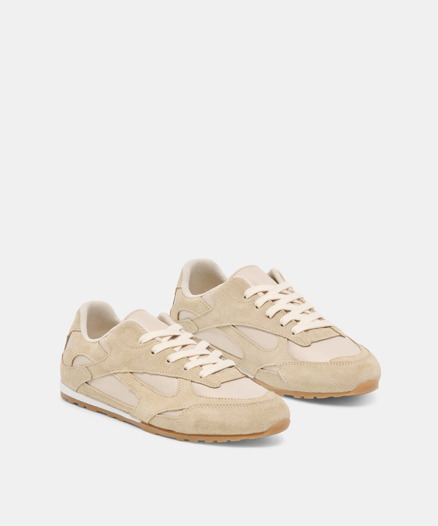 SOLO SNEAKERS IVORY SUEDE