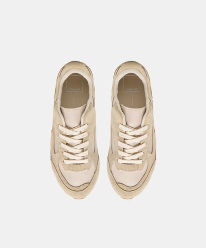 SOLO SNEAKERS IVORY SUEDE