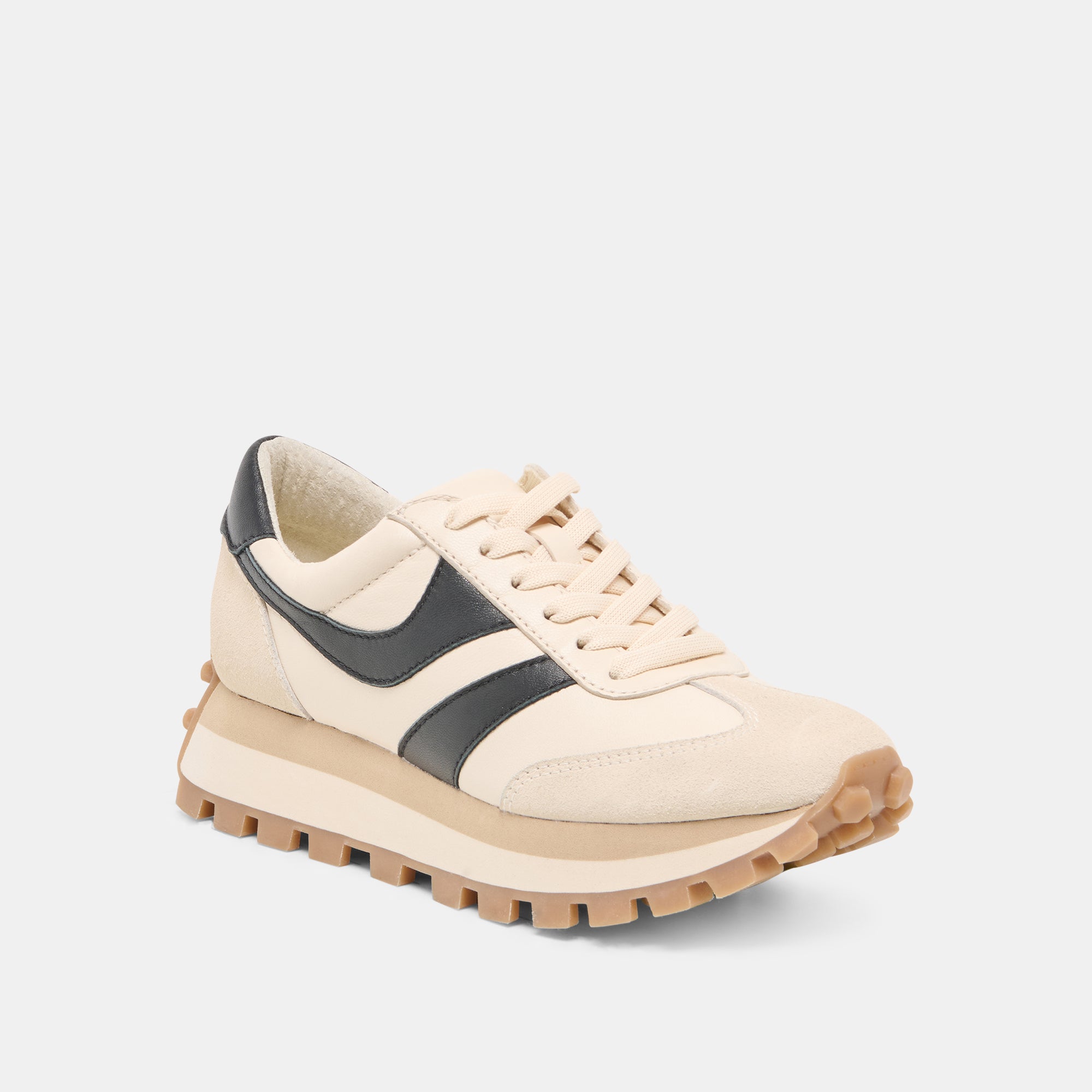 TRESA SNEAKERS WHITE BLACK LEATHER - view 2
