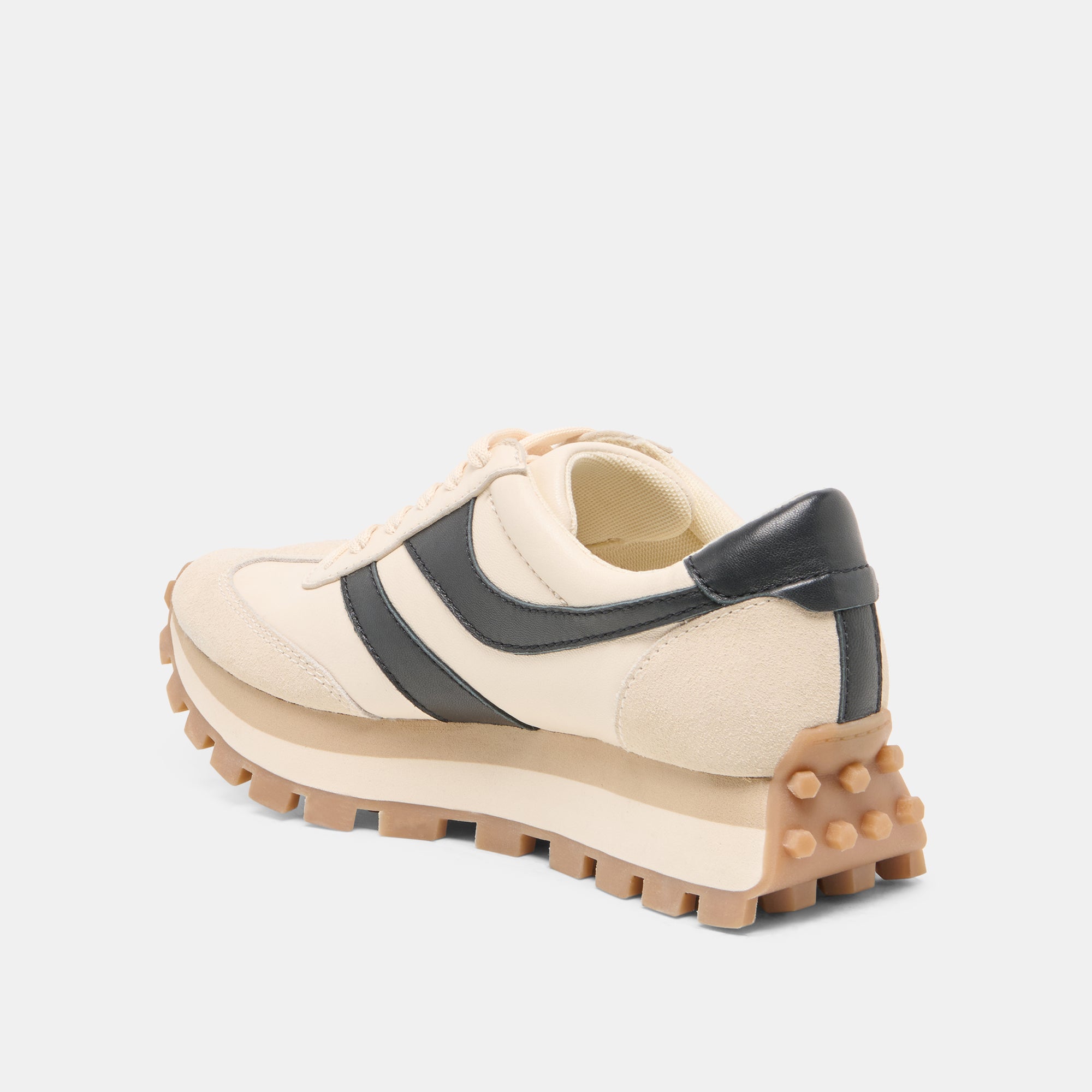 TRESA SNEAKERS WHITE BLACK LEATHER - view 5