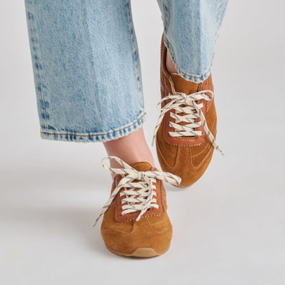 VIPER SNEAKERS COGNAC SUEDE
