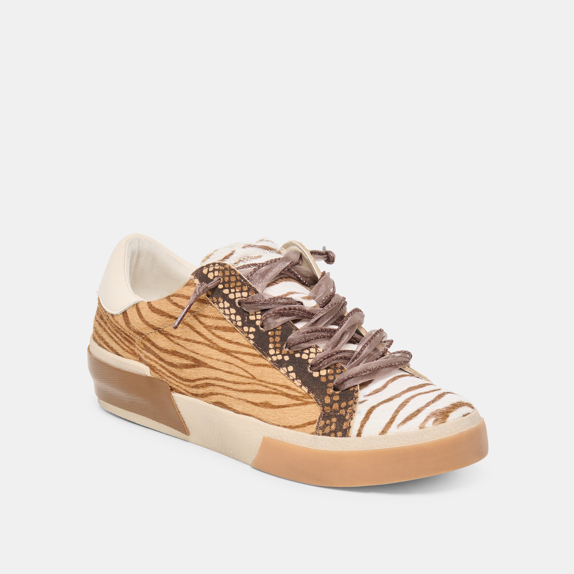 ZINA SNEAKERS ZEBRA MULTI CALF HAIR