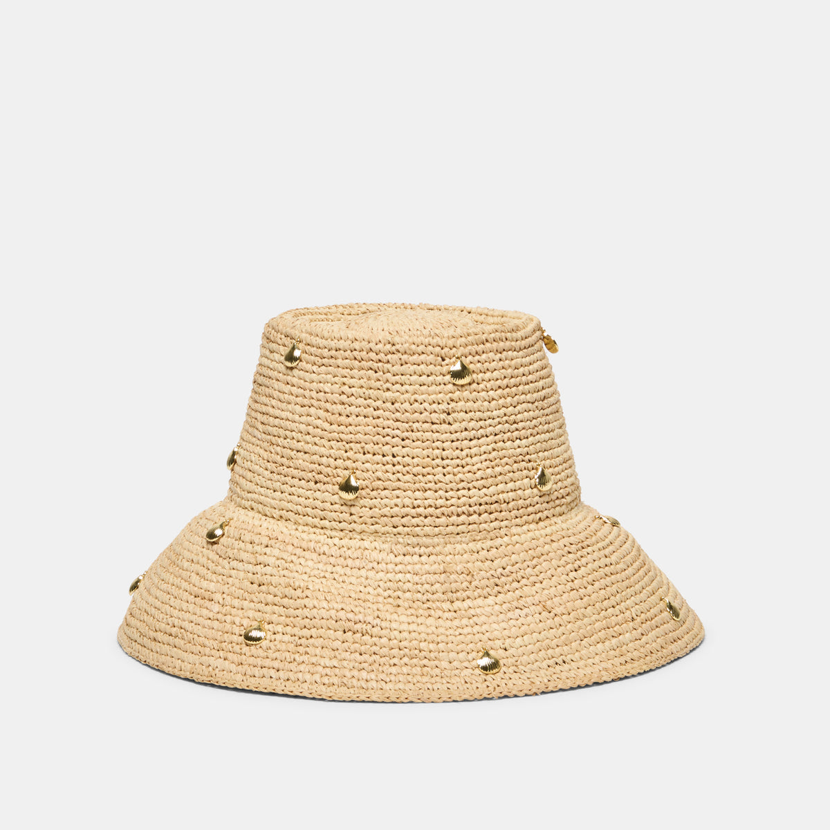 Daylee Designs Neutral Straw Cloche Hat - NWT Bronté hats- Julia XS Rollable Cloche hat- Camel – Bronteshop main image 3