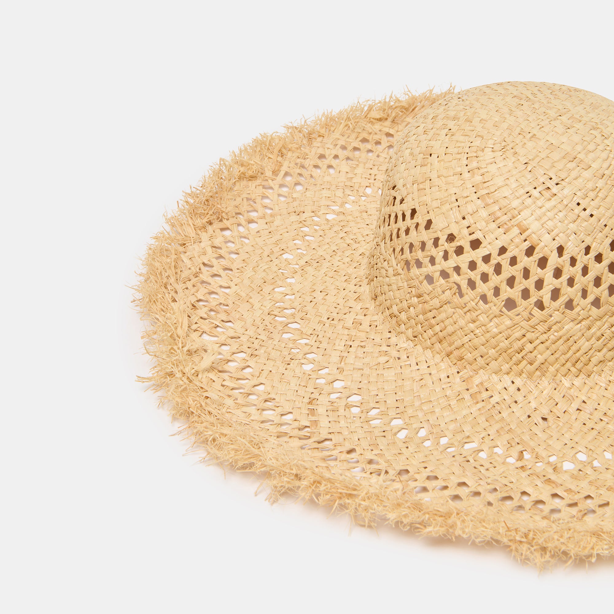 OPEN WEAVE SUNHAT TAN