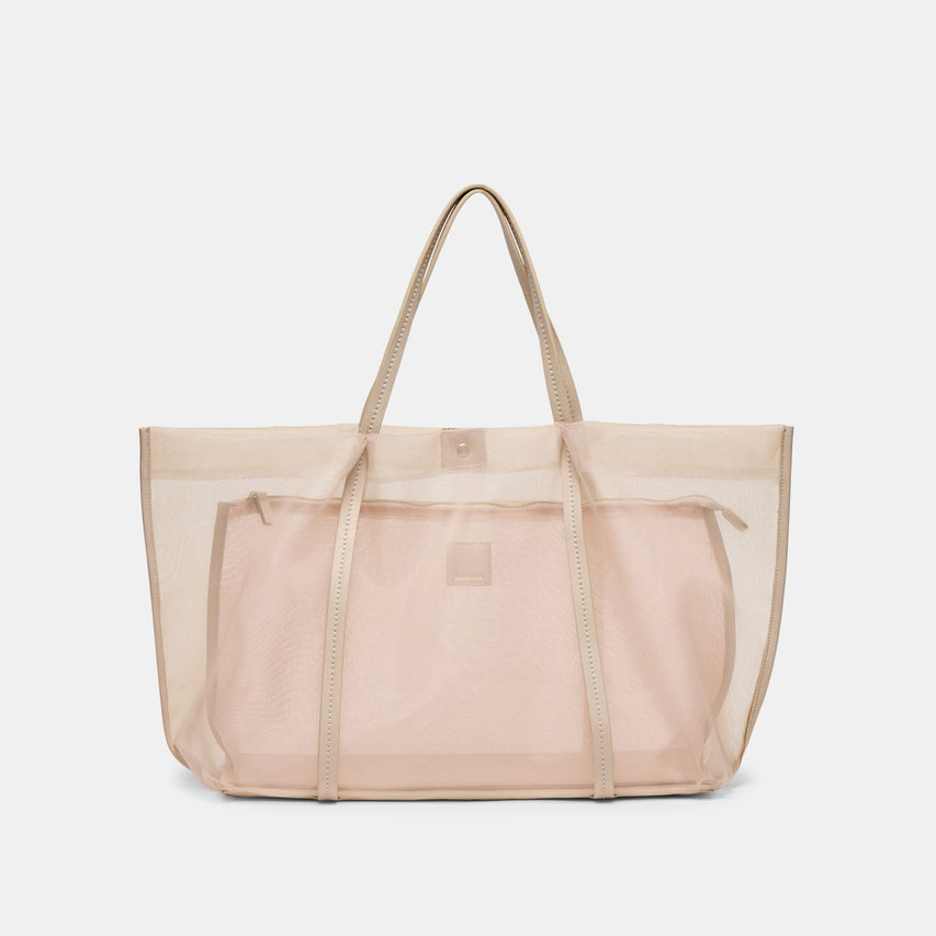 Aislin Blush Mesh Tote | Dolce Vita