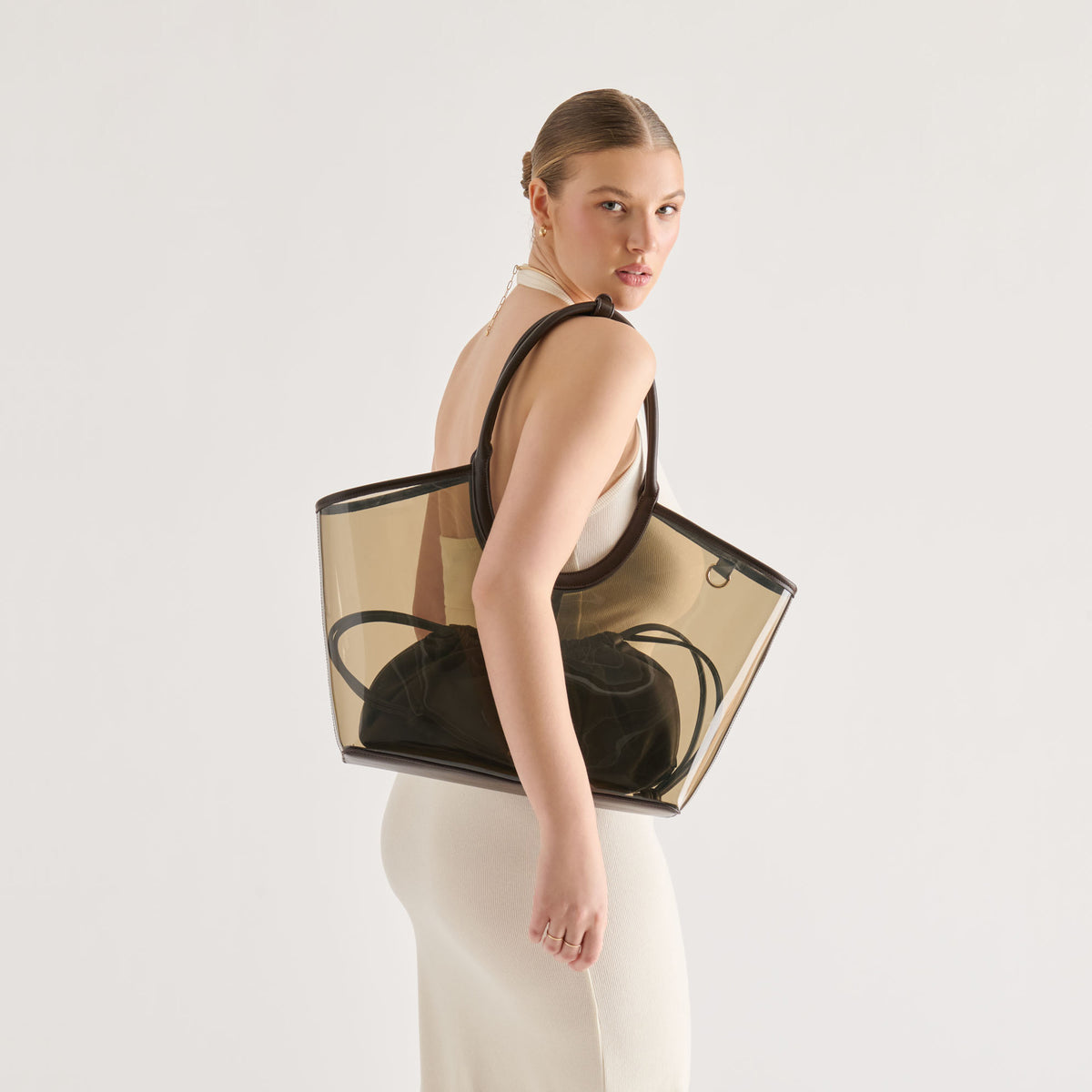 GISELLE TOTE SMOKE JELLY - view 2