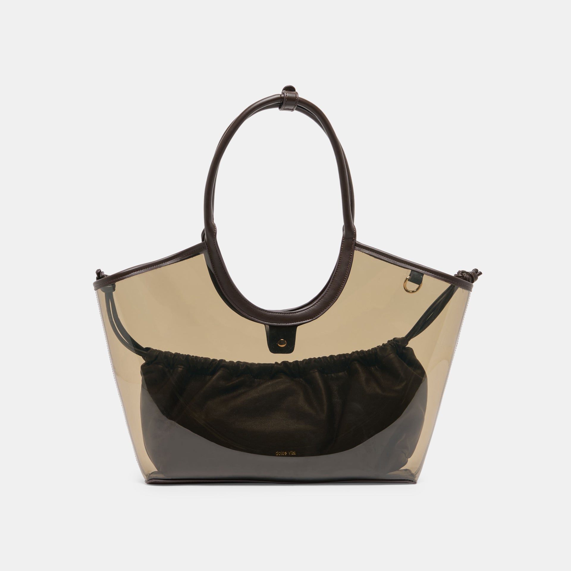 chocolate rain tote bag Giselle Tote in Smoke Jelly