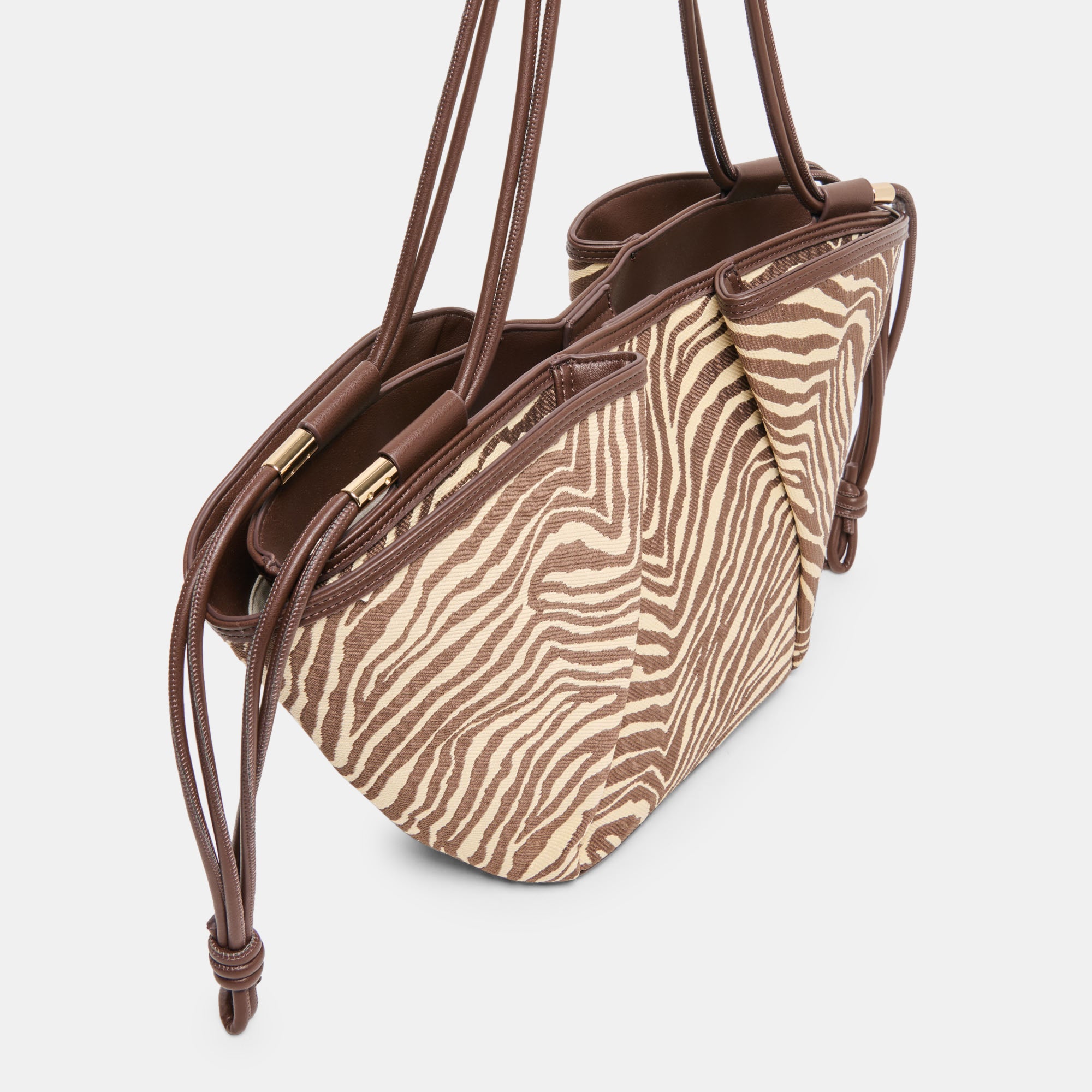 MARO TOTE ZEBRA CANVAS - view 4