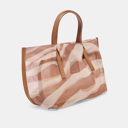 SELENE HANDBAG ZEBRA MESH