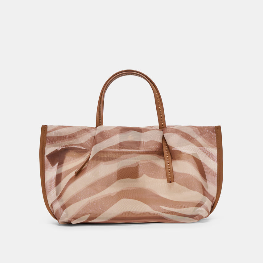 SELENE HANDBAG ZEBRA MESH