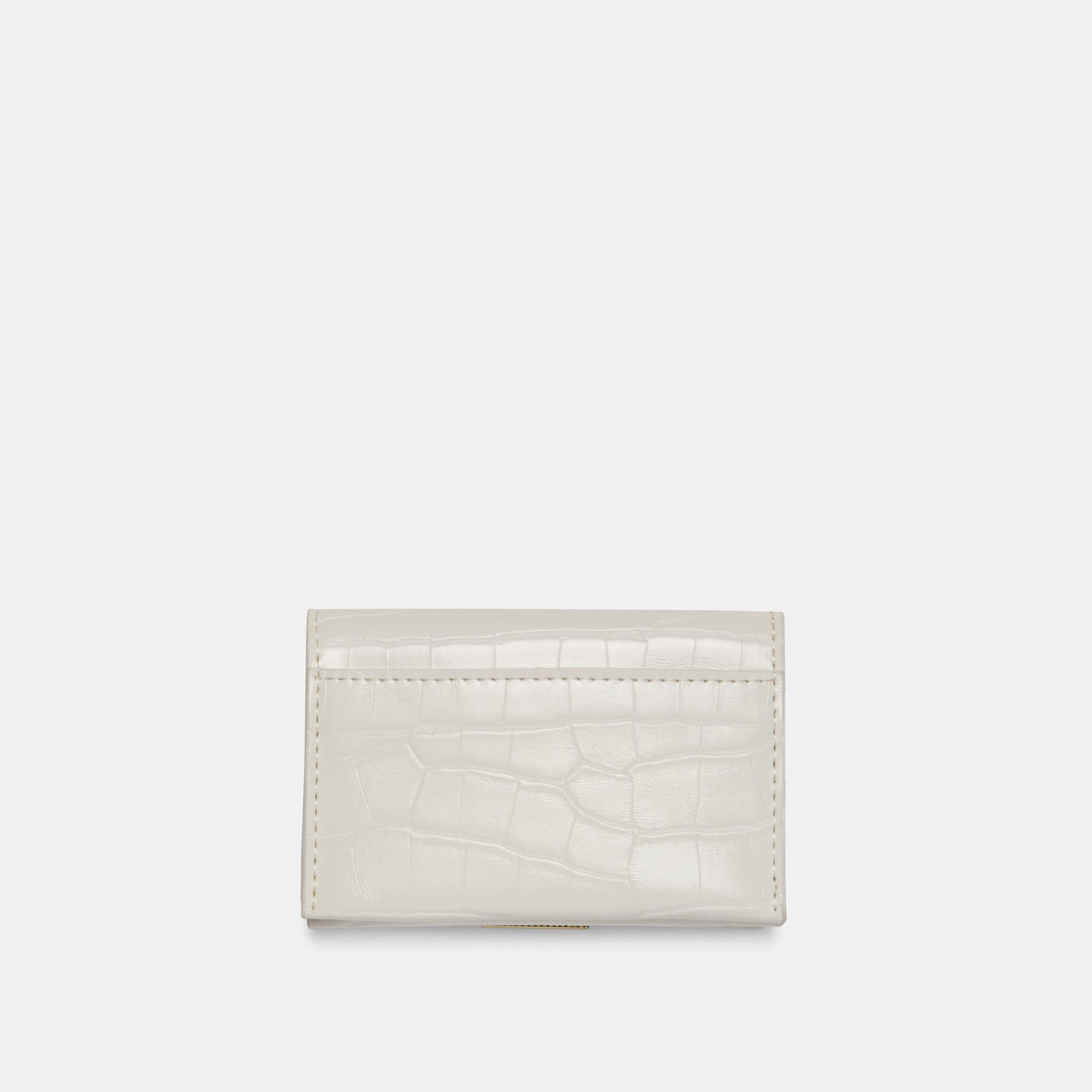 Mini-Me White Croco Stella Wallet | Dolce Vita