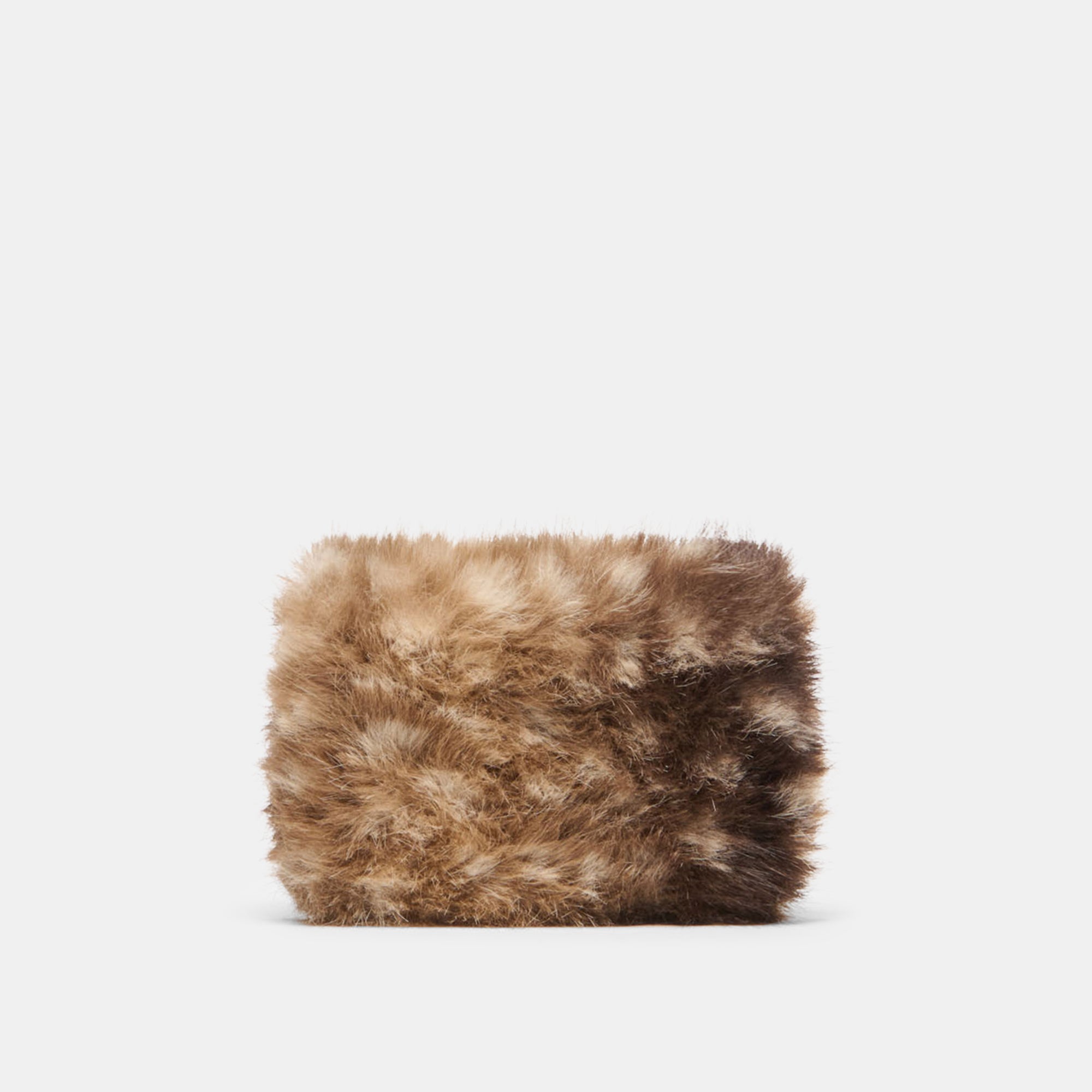 BRINDI CROSSBODY WALLET FAWN FAUX FUR - view 4