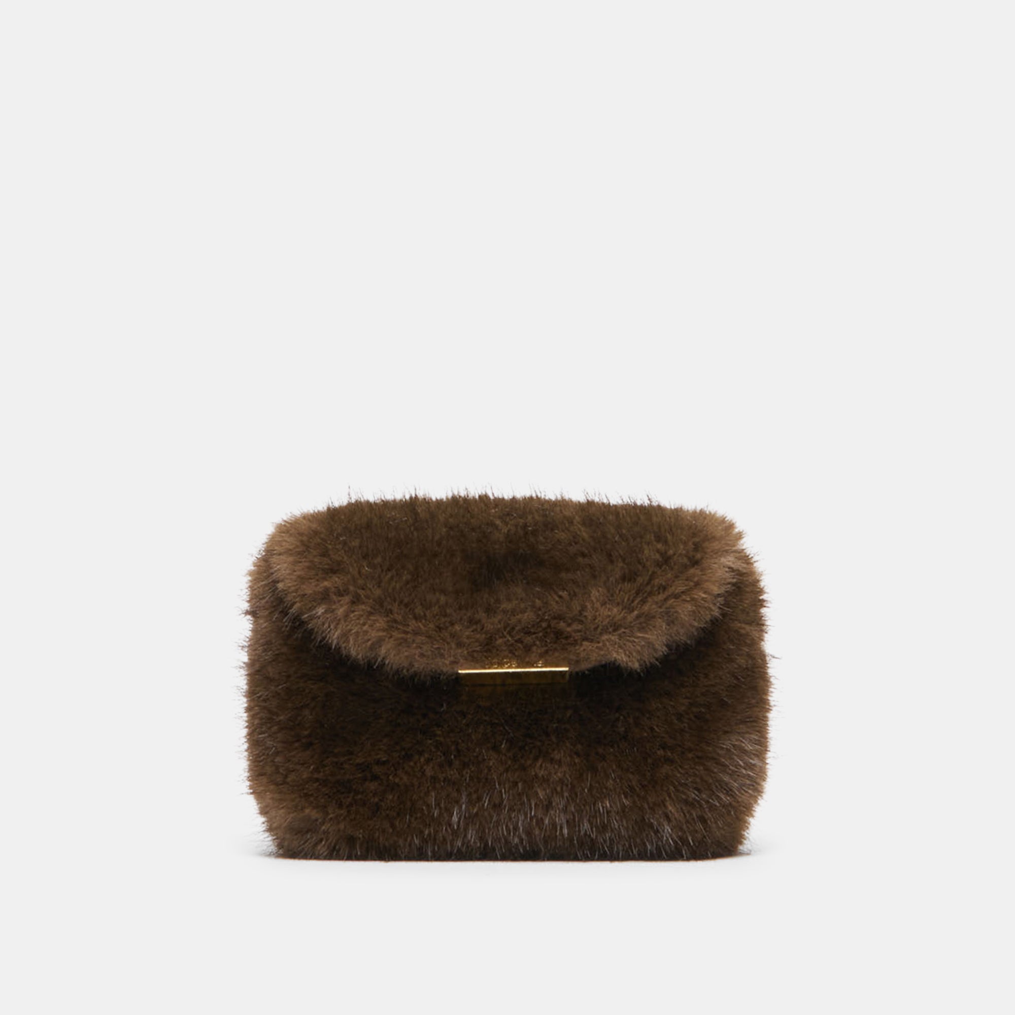 BRINDI CROSSBODY WALLET MINK FAUX FUR - view 2