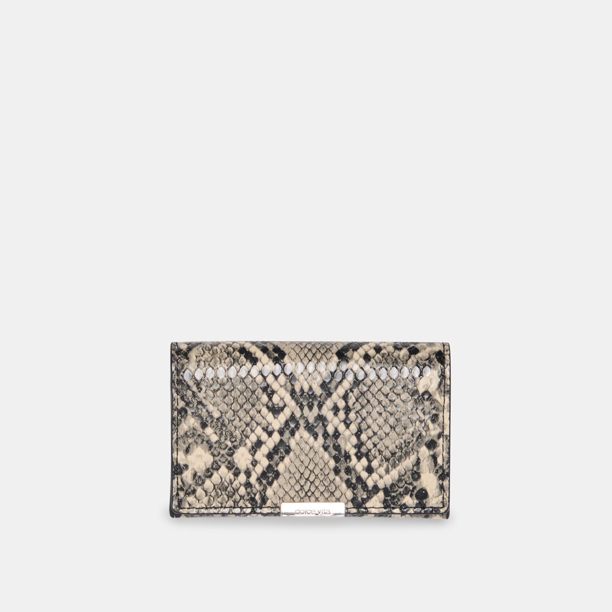 Mini-Me Black White Snake Stella Wallet | Dolce Vita