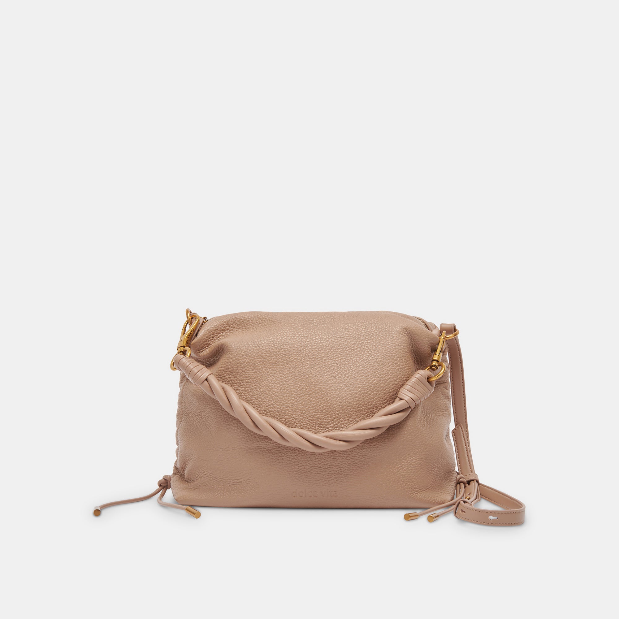 PRESTON SHOULDER/CROSSBODY CAFE SOFT PEBBLE LEATHER - view 4