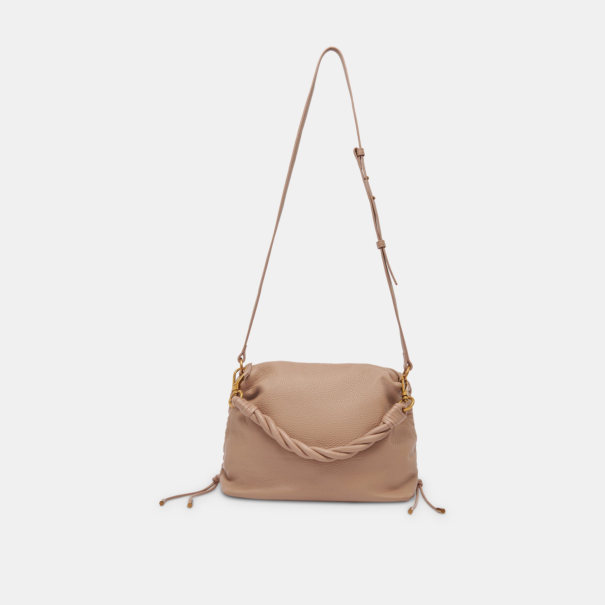 PRESTON SHOULDER/CROSSBODY CAFE SOFT PEBBLE LEATHER - view 2
