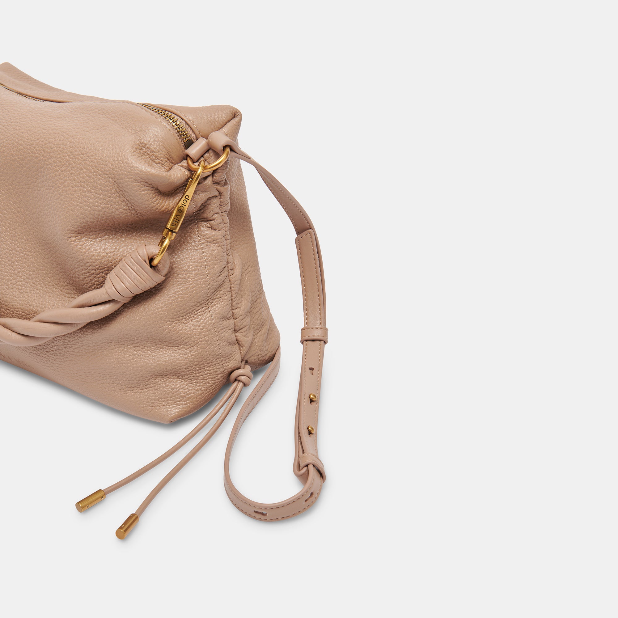 PRESTON SHOULDER/CROSSBODY CAFE SOFT PEBBLE LEATHER - view 5