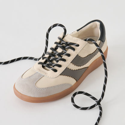 TICK MARK CORD LACE BLACK MULTI