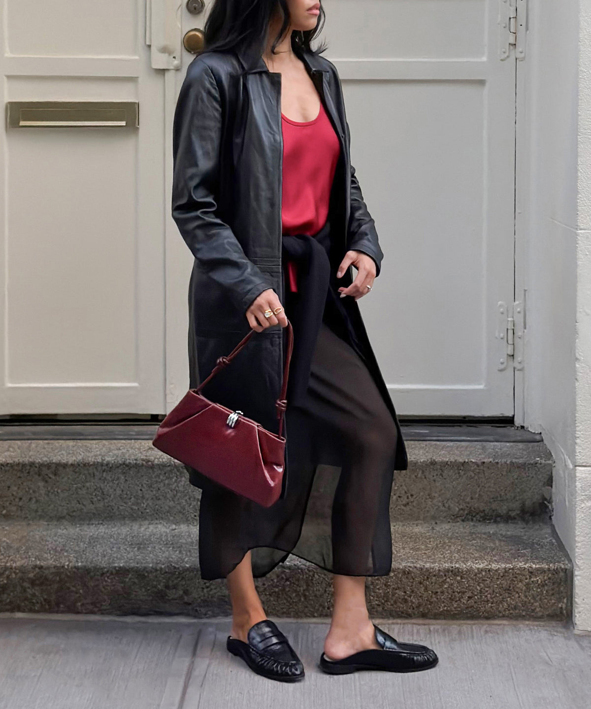 BETZY LOAFERS MIDNIGHT CRINKLE PATENT - view 3
