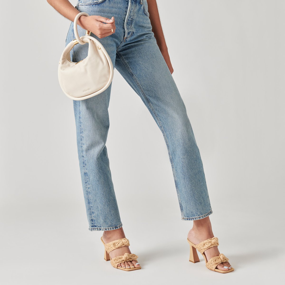 KEENA CROSSBODY IVORY LEATHER