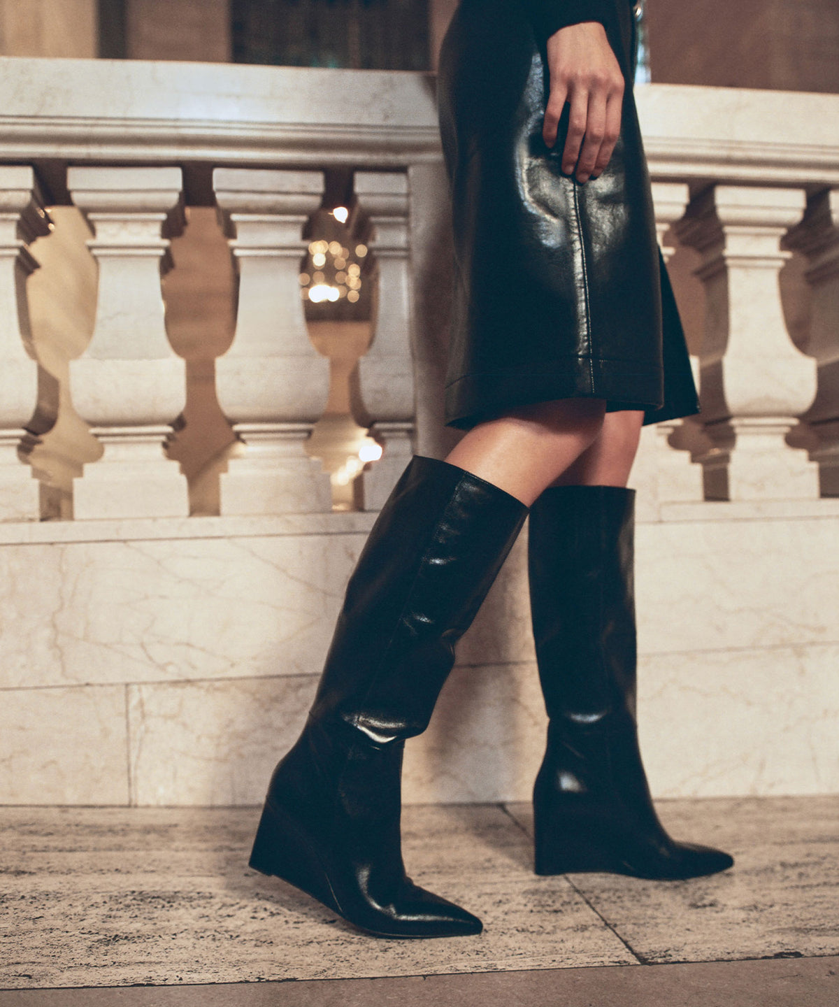 EMILA BOOTS BLACK LEATHER - view 4